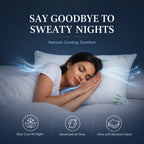 Cooling Hybrid Bed Pillows for Sleeping