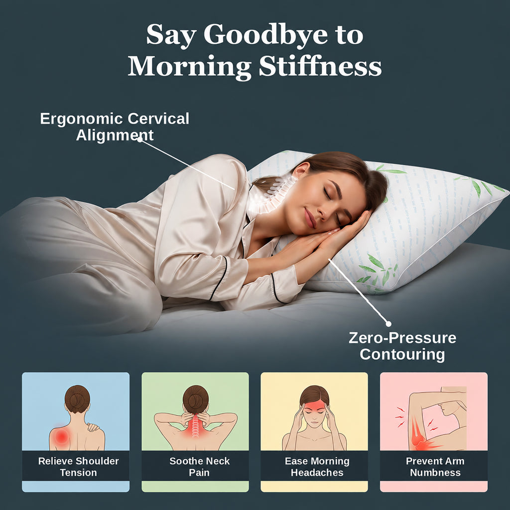 Cooling Hybrid Bed Pillows for Sleeping