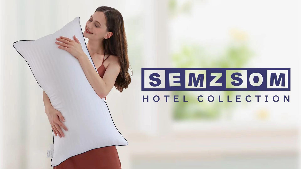 Load video: Luxury down-filled pillow